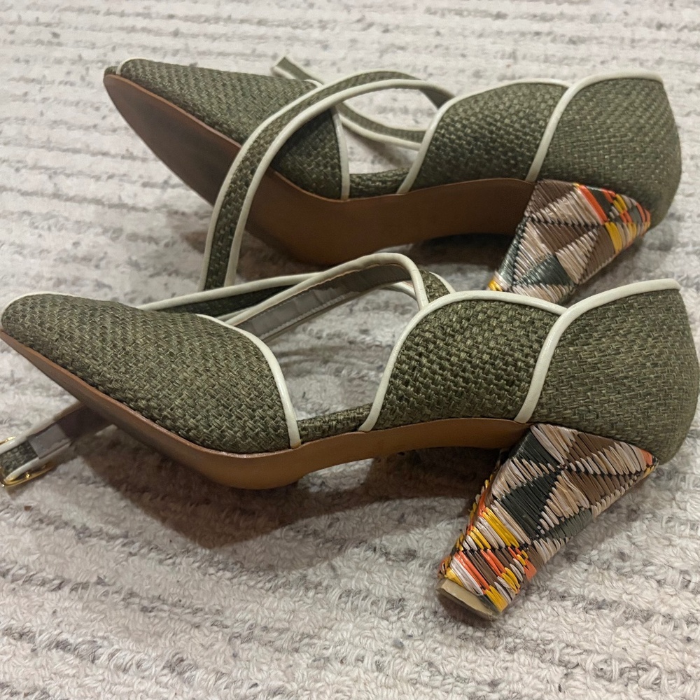 ✨ Vintage Roni Kantor Gold Glitter Dress Sandals – Purchased in Israel ✨ 41